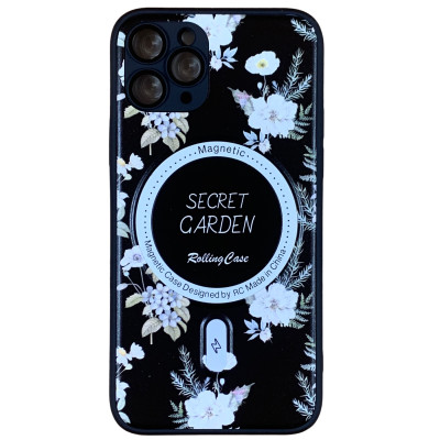 Накладка Secret Garden with Magnetic для iPhone 11 Pro Max (6.5`)- чорний Накладка Secret Garden with Magnetic для iPhone 11 Pro Max (6.5`)- чорний