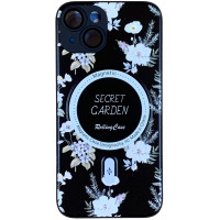 Накладка Secret Garden with Magnetic для iPhone 14 (6.1`)- чорний