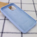 Накладка (з мікрофіброю) Silk Full Protective для iPhone 14 Pro (6.1`)- солодкий синій