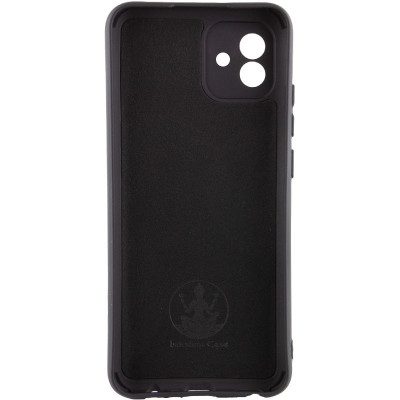 Накладка (з мікрофіброю) Silicone Cover Lakshmi Full Camera для Samsung A04 / M13 5G- чорний