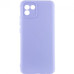 Накладка (з мікрофіброю) Silicone Cover Lakshmi Full Camera для Samsung A04 / M13 5G- бузковий