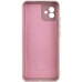 Накладка (з мікрофіброю) Silicone Cover Lakshmi Full Camera для Samsung A04 / M13 5G- рожевий пісок
