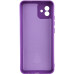 Накладка (з мікрофіброю) Silicone Cover Lakshmi Full Camera для Samsung A04 / M13 5G- фіолетовий