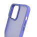 Накладка Matte Metal Buttons для iPhone 13 Pro- бузковий