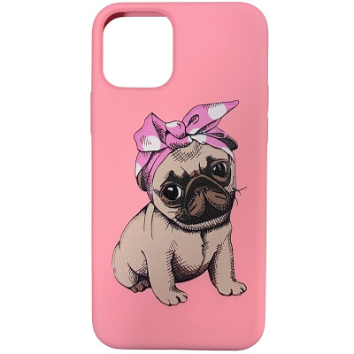 Накладка (з мікрофіброю) Case Art для iPhone 11 Pro- рожевий
