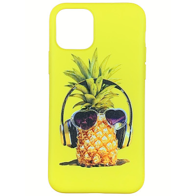 Накладка (з мікрофіброю) Case Art для iPhone 11 Pro- жовтий DJ