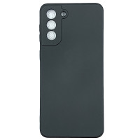 Накладка (з мікрофіброю) Silk SMTT для Samsung S21 Plus- чорний