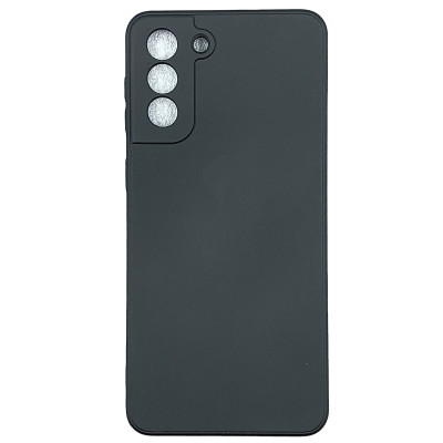 Накладка (з мікрофіброю) Silk SMTT для Samsung S21 Plus- чорний