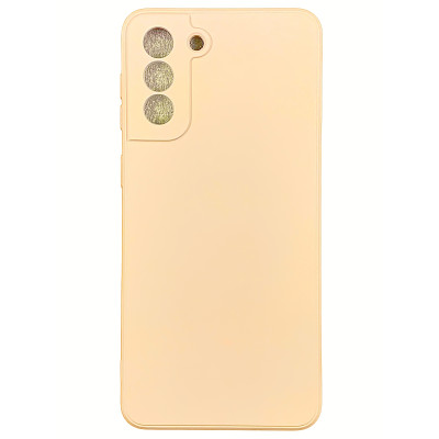 Накладка (з мікрофіброю) Silk SMTT для Samsung S21 Plus- рожевий пісок
