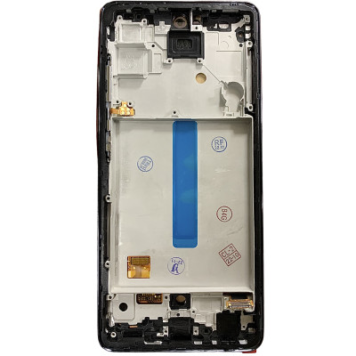 Дисплей для мобільного телефона Samsung A52 4G (A525)/A52 5G (A526) Oled with frame (orig/big size) з тачскріном Black