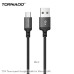 USB кабель Tornado TX4 Micro (2,4A/1м)- чорний