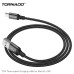 USB кабель Tornado TX4 Micro (2,4A/1м)- чорний
