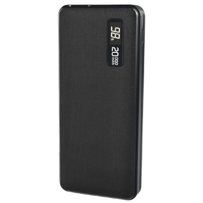 Power Bank Aspor A399 20000mAh (2USB/2.4A)- чорний Power Bank Aspor A399 20000mAh (2USB/2.4A)- чорний