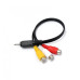 Перехідник 3,5 mm M to 3RCA F