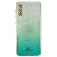 Накладка Swarovski Full Camera для Samsung A02 / A022- бірюзовий Накладка Swarovski Full Camera для Samsung A02 / A022- бірюзовий