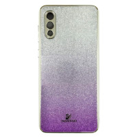 Накладка Swarovski Full Camera для Samsung A02 / A022- фіолетовий