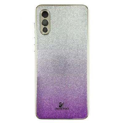 Накладка Swarovski Full Camera для Samsung A02 / A022- фіолетовий Накладка Swarovski Full Camera для Samsung A02 / A022- фіолетовий