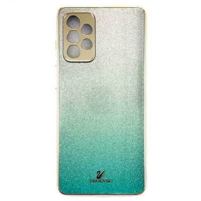 Накладка Swarovski Full Camera для Samsung A72 / A725- бірюзовий Накладка Swarovski Full Camera для Samsung A72 / A725- бірюзовий