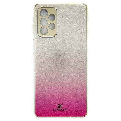 Накладка Swarovski Full Camera для Samsung A72 / A725- малиновий Накладка Swarovski Full Camera для Samsung A72 / A725- малиновий