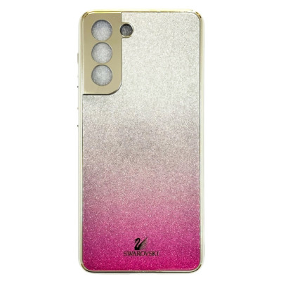 Накладка Swarovski Full Camera для Samsung S21- малиновий Накладка Swarovski Full Camera для Samsung S21- малиновий