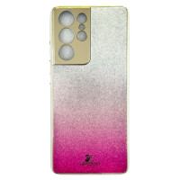 Накладка Swarovski Full Camera для Samsung S21 Ultra- малиновий Накладка Swarovski Full Camera для Samsung S21 Ultra- малиновий