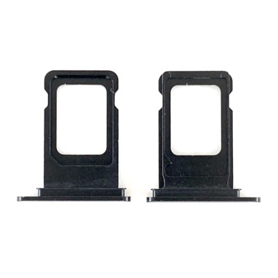 SIM лоток для iPhone XR Black SIM лоток для iPhone XR Black