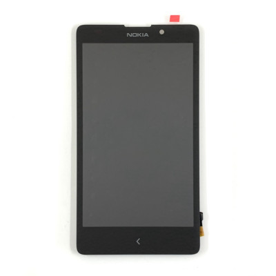 Дисплей для мобільного телефона Nokia XL (RM-1030/1042/1061) з тачскріном Black Дисплей для мобільного телефона Nokia XL (RM-1030/1042/1061) з тачскріном Black