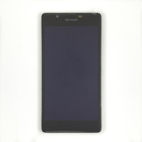 Дисплей для мобільного телефона Nokia 540 (RM-1140/RM-1141) with frame з тачскріном Black