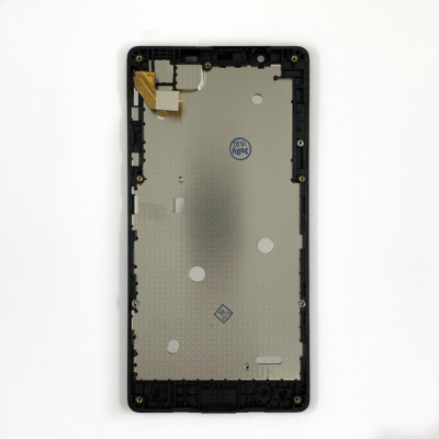 Дисплей для мобільного телефона Nokia 540 (RM-1140/RM-1141) with frame з тачскріном Black