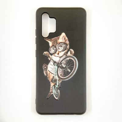 Накладка (з мікрофіброю) Case Art для Samsung A32/A325- чорний Накладка (з мікрофіброю) Case Art для Samsung A32/A325- чорний