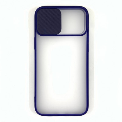 Накладка Camshield mate TPU зі шторкою на камеру для iPhone 12 Pro Max- синій