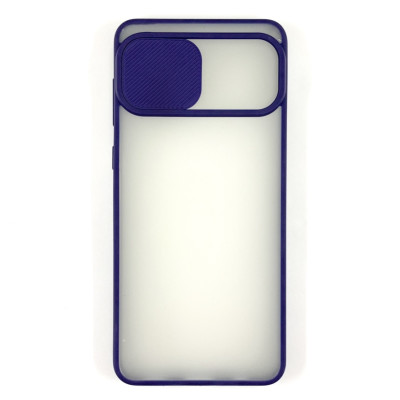 Накладка Camshield mate TPU зі шторкою на камеру для Samsung A02 / A022- синій Накладка Camshield mate TPU зі шторкою на камеру для Samsung A02 / A022- синій