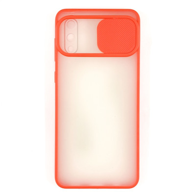 Накладка Camshield mate TPU зі шторкою на камеру для Samsung A02 / A022- червоний