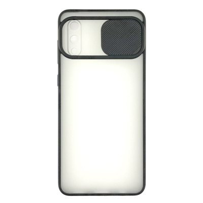 Накладка Camshield mate TPU зі шторкою на камеру для Samsung A02 / A022- чорний