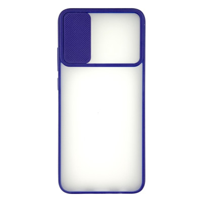 Накладка Camshield mate TPU зі шторкою на камеру для Samsung A02s / A025- синій Накладка Camshield mate TPU зі шторкою на камеру для Samsung A02s / A025- синій