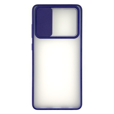 Накладка Camshield mate TPU зі шторкою на камеру для Samsung A72 / A725- синій Накладка Camshield mate TPU зі шторкою на камеру для Samsung A72 / A725- синій