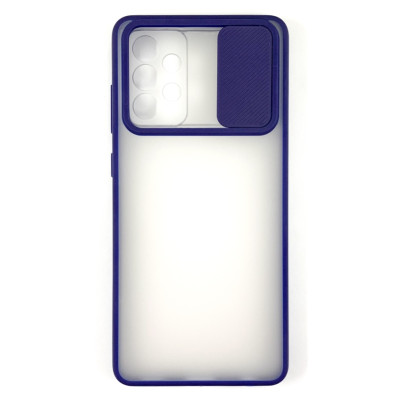 Накладка Camshield mate TPU зі шторкою на камеру для Samsung A72 / A725- синій