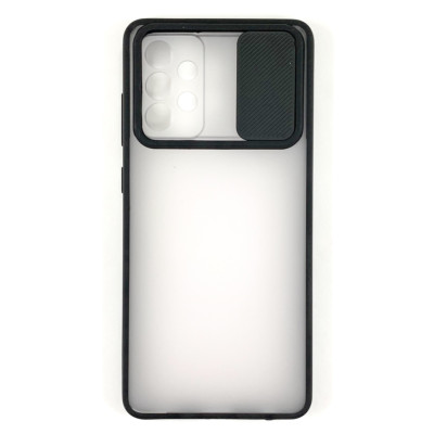 Накладка Camshield mate TPU зі шторкою на камеру для Samsung A72 / A725- чорний