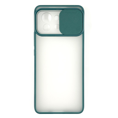 Накладка Camshield mate TPU зі шторкою на камеру для Xiaomi Mi 11- зелений