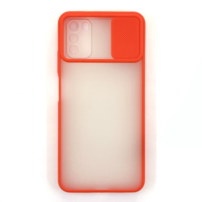 Накладка Camshield mate TPU зі шторкою на камеру для Xiaomi Poco M3- червоний
