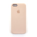 Накладка (з мікрофіброю) Silk (AA) для iPhone 5- рожевий пісок