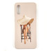 Накладка (з мікрофіброю) Case Art для Samsung A02/A022- рожевий пісок