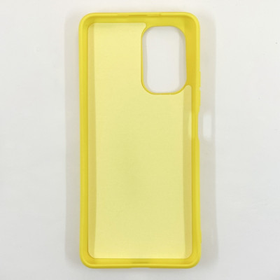 Накладка (з мікрофіброю) Case Art для Xiaomi Mi 11i / Poco F3 / Redmi K40- жовтий DJ