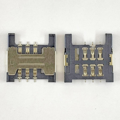 SIM коннектор для Lenovo A288t/ A298t/ A336/ A388T/ ZTE V880 (7200115) SIM коннектор для Lenovo A288t/ A298t/ A336/ A388T/ ZTE V880 (7200115)