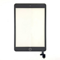 Сенсор для планшета Apple iPad Mini/Mini 2/A1432/ A1454/ A1455/ A1489/ A1490/ A1491 з кнопкою Home Black