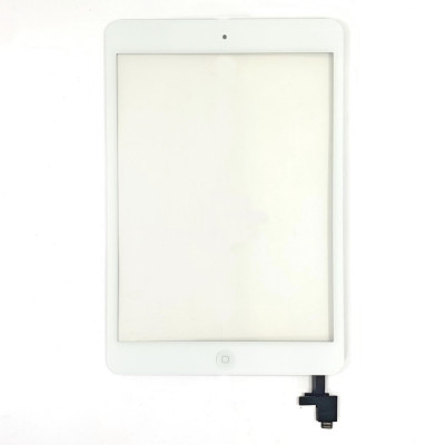 Сенсор для планшета Apple iPad Mini/Mini 2/A1432/ A1454/ A1455/ A1489/ A1490/ A1491 з кнопкою Home White