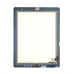Сенсор для планшета Apple IPad 2/A1395/A1396/A1397 з кнопкою Home White