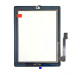 Сенсор для планшета Apple iPad 3/iPad 4/A1416/A1430/A1403/A1458/A1459/A1460 з кнопкою Black