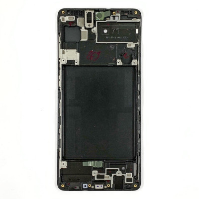 Рамка (середня частина) для Samsung A71/A717 Black