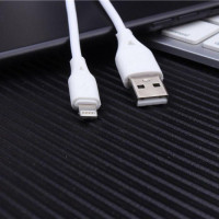 USB кабель Aspor AC-06 Lightning 2.4A/1м- білий USB кабель Aspor AC-06 Lightning 2.4A/1м- білий